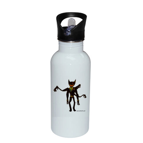Devil Dan - Stainless Bottle with Straw Top Thumbnail