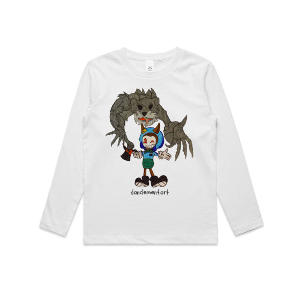 Omega Dan - Kids Longsleeve Tee Thumbnail