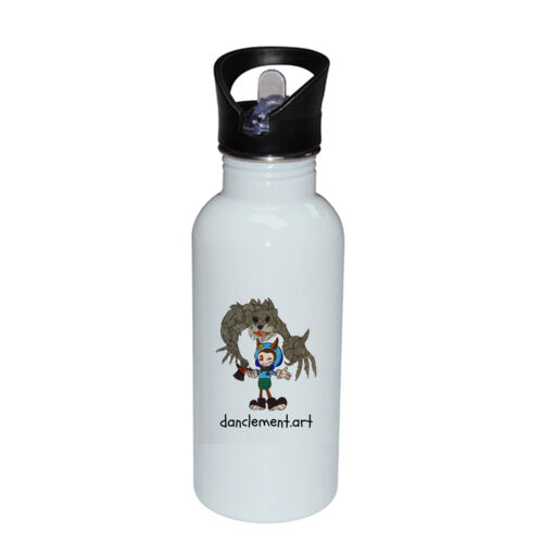 Omega Dan - Stainless Bottle with Straw Top Thumbnail